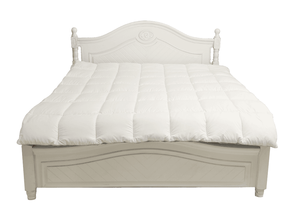 Colcha de poliéster de cor dupla